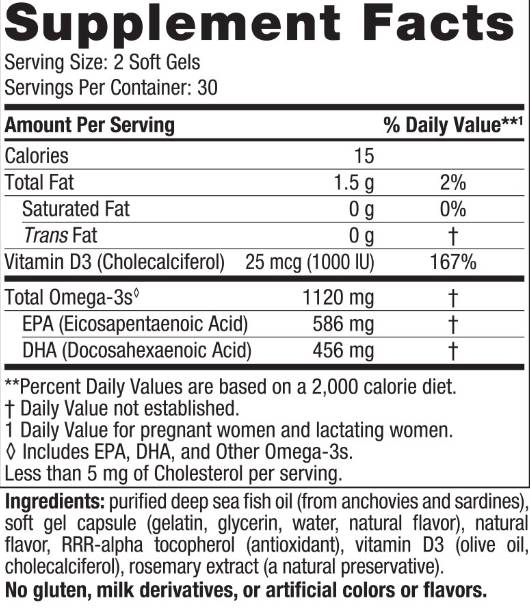 Postnatale Omega -3 - 60 Softgele