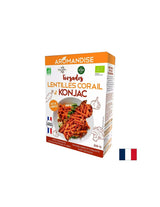 Glutenfreie Diät-Fusilli – 3 Minuten Kochzeit (aus Konjakmehl und Korallenlinsen), 200 g