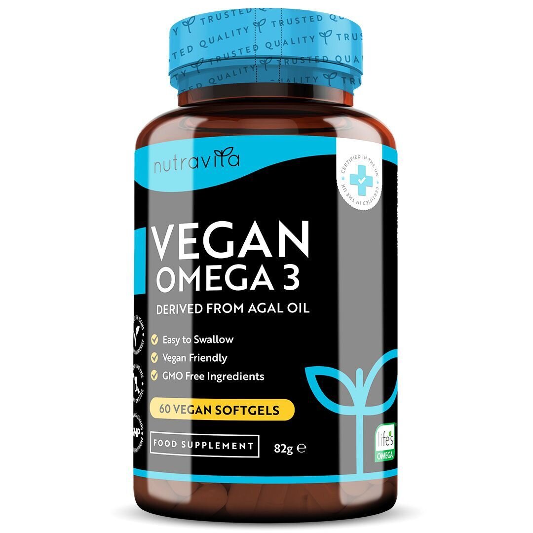 Veganes Omega 3 - 2000 mg /60 vegane Gelkapseln/