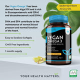 Veganes Omega 3 - 2000 mg /60 vegane Gelkapseln/
