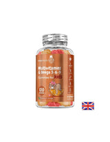 Multivitamine + Omega 3-6-9 (Formel für Kinder), 120 Geltabletten