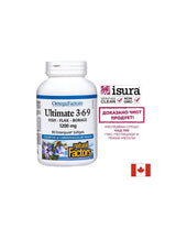Zur Unterstützung von Immunität, Sehkraft und Gehirnfunktion – Ultimate Omega 3-6-9, 1200 mg x 90 Softgelkapseln
