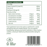 Omega 3-6-9 (vollständige EFA Omega 3, 6 + 9) 1200 mg 90 Kapseln NaturesAid