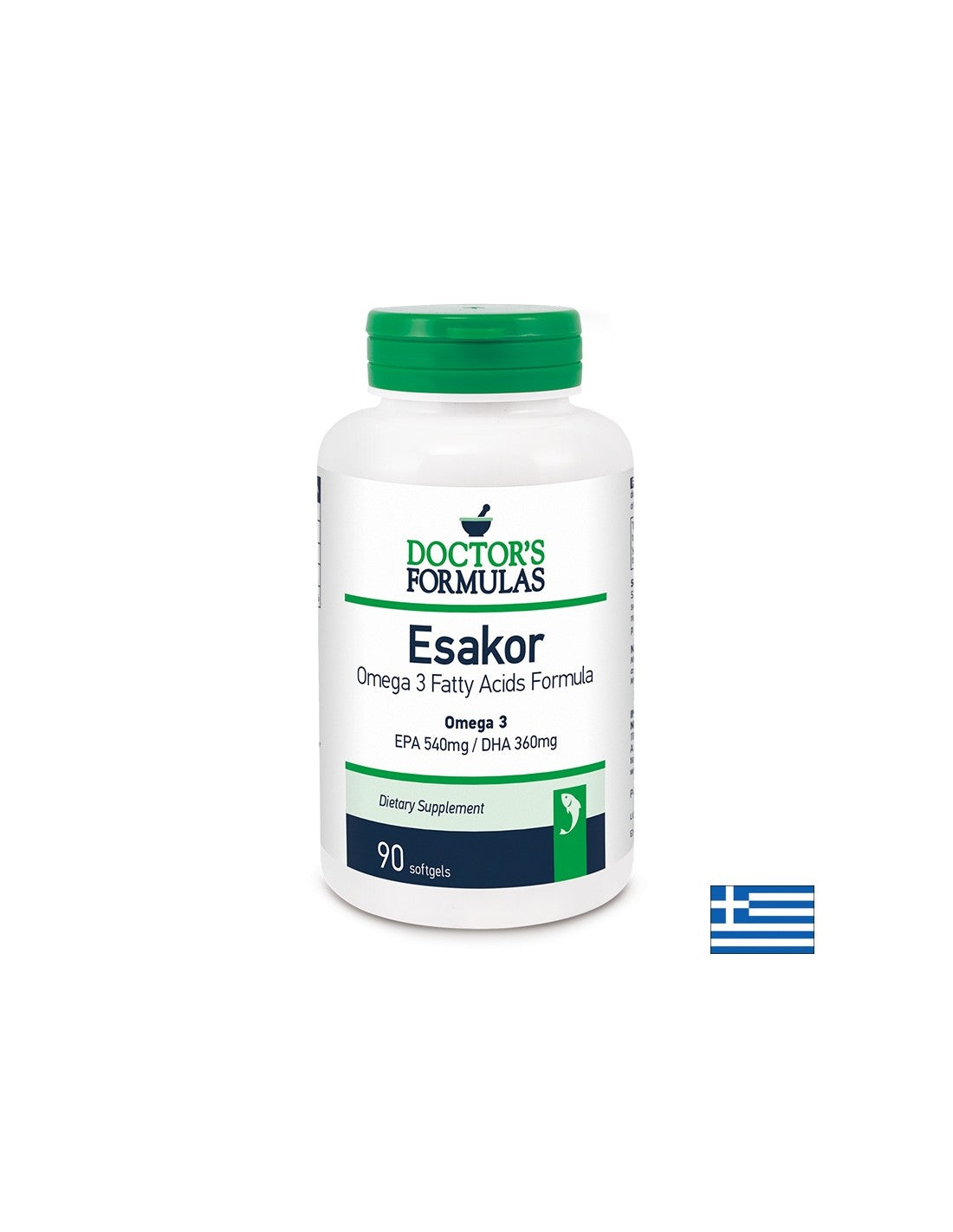 Omega-3-Formel – Esakor, 90 Softgel-Kapseln Doctor's Formulas
