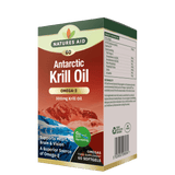 Omega-3-Öl aus antarktischem Krill (Antarctic Krill Oil Superba) 500 mg 60 Weichkapseln NaturesAid