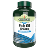 Omega-3-Fischöl (Omega-3-Fischöl) 1000 mg 180 Weichkapseln NaturesAid