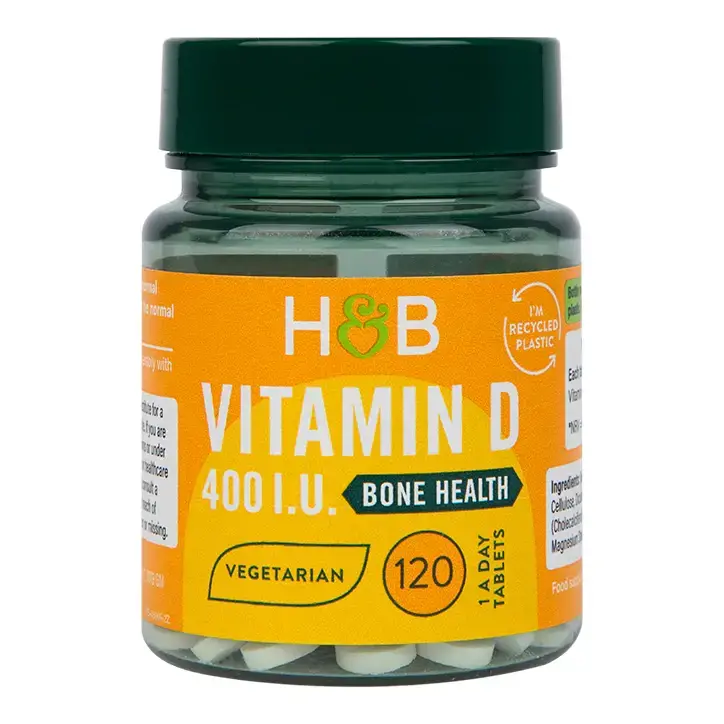 Vitamin D3 (Vitamin D3 400 IE) 10 mcg 120 Tabletten HOLLAND & BARRETT