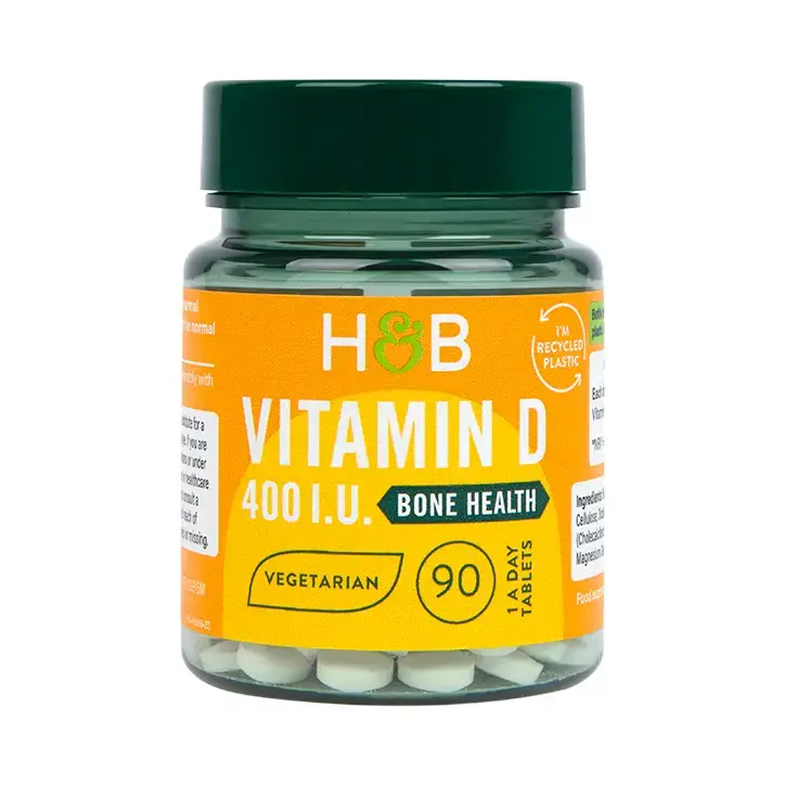 Vitamin D3 (Vitamin D3 400 IE) 10 mcg 90 Tabletten HOLLAND & BARRETT