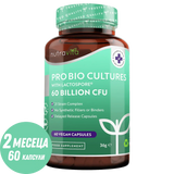 Probiotisch /Synbiotikum/ 30 Milliarden, 21 Stämme /60 Kapseln, 60 Tage/