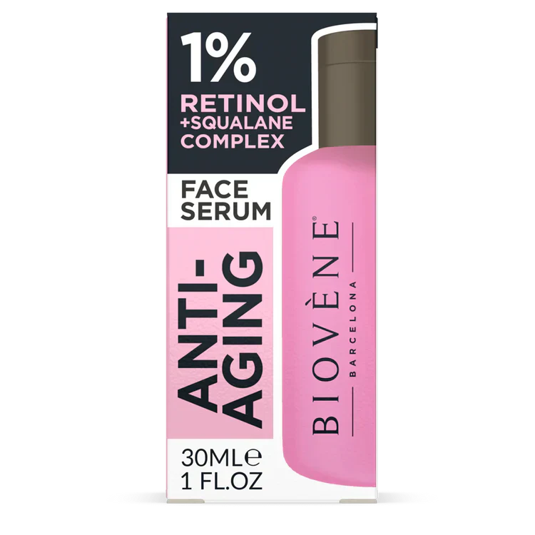 Retinol-Serum mit Squalan zur Glättung von Falten und feinen Linien 30 ml