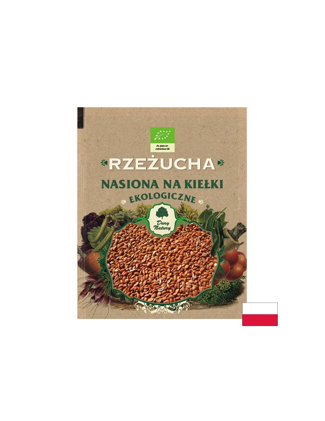Brunnenkresse – Sprossensamen Bio, 30 g <tc>Dary Natury</tc>