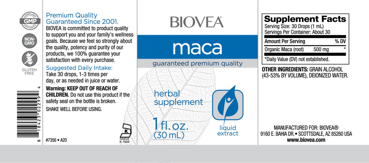 Maca-Flüssigkeitstropfen/30 ml