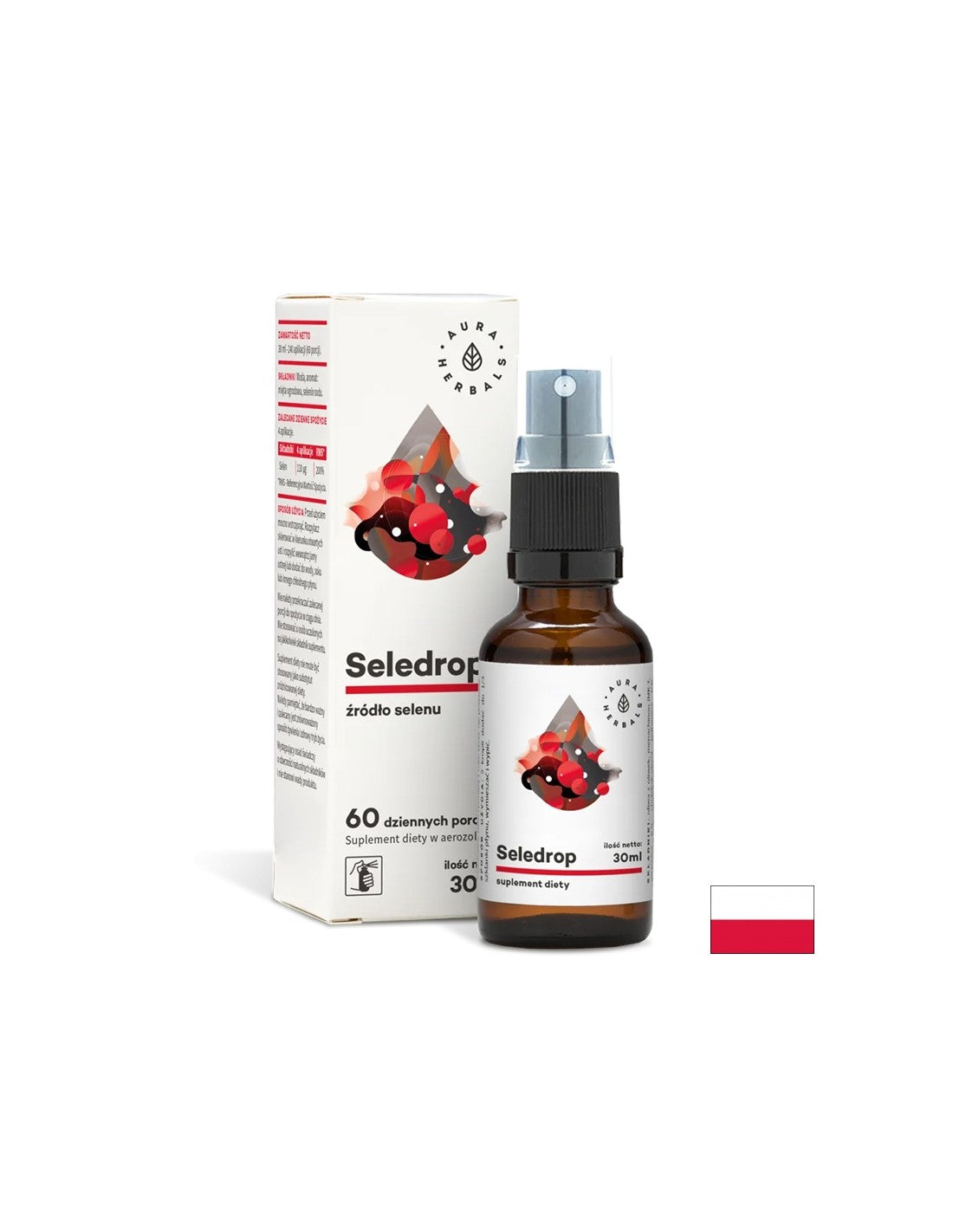 Schilddrüsenunterstützung – Selen (Natriumselenit), 30 ml <tc>Aura Herbals</tc> Mundspray