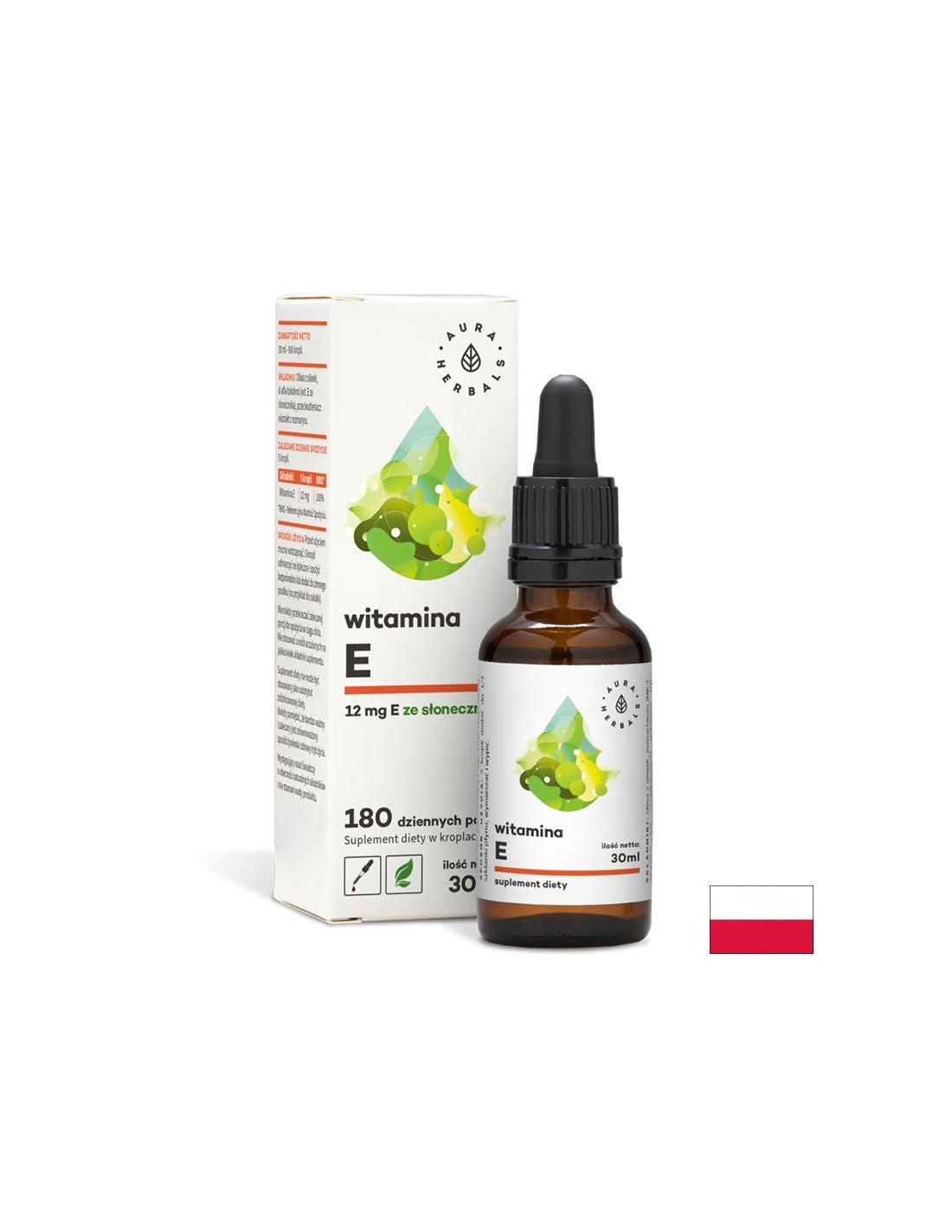 Haar-, Haut- und Nagelpflege – Vitamin E, 30 ml Tropfen <tc>Aura Herbals</tc>