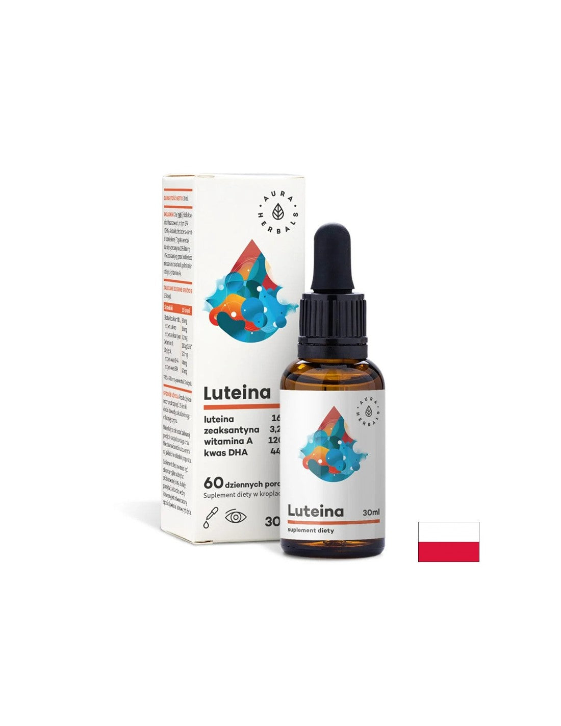 Augengesundheit – Lutein + Zeaxanthin + Vitamin A und Fischöl, 30 ml, Tropfen