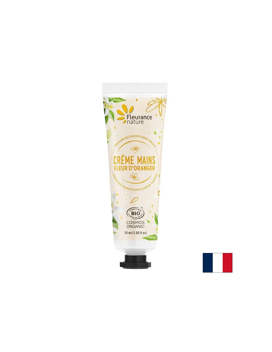 Handcreme mit Orangenfruchtwasser, Sheabutter und Aloe Vera, 30 ml Fleurance Nature