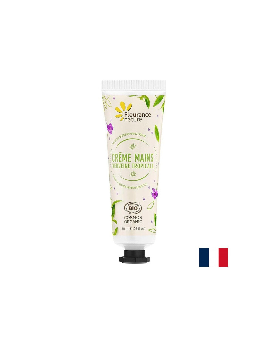 Handcreme mit tropischem Eisenkrautblattwasser, Sheabutter, Aloe Vera, 30 ml Fleurance Nature