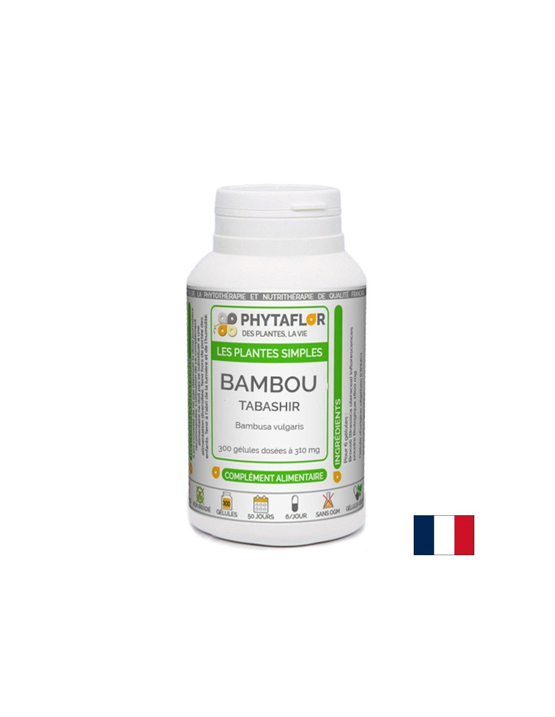 Haar und Haut – Bambusexsudat, 300 mg x 50 Kapseln