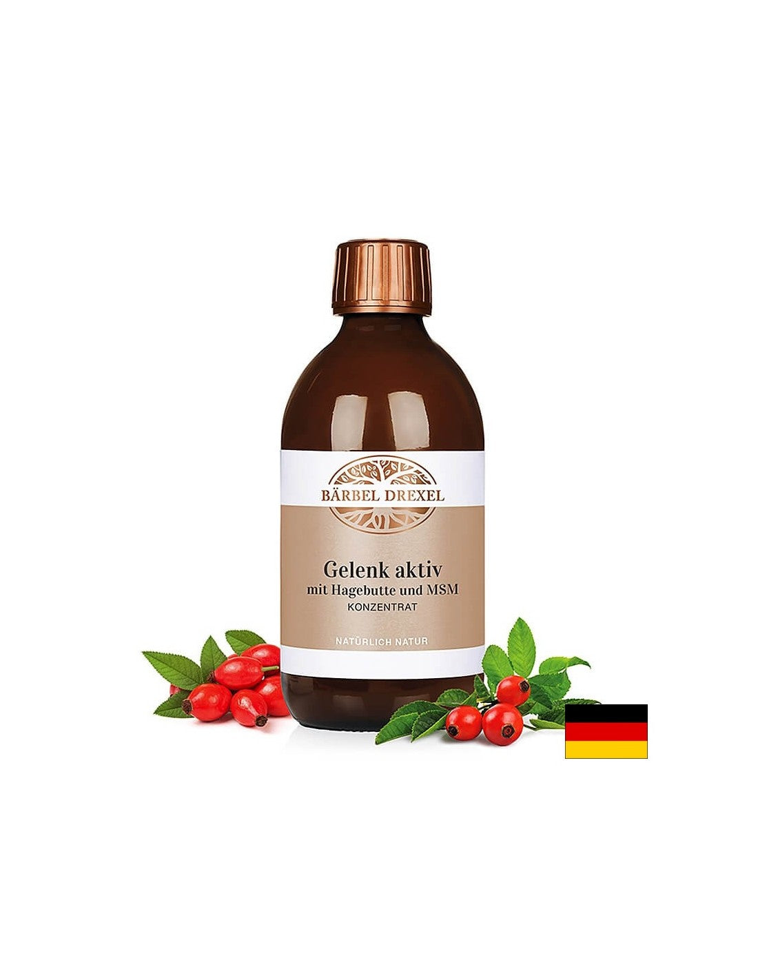 Formel für Muskeln und Gelenke - Mit MSM, Hyaluronsäure, Vitamin C und Hagebutte, 300 ml. <tc>Bärbel Drexel</tc>