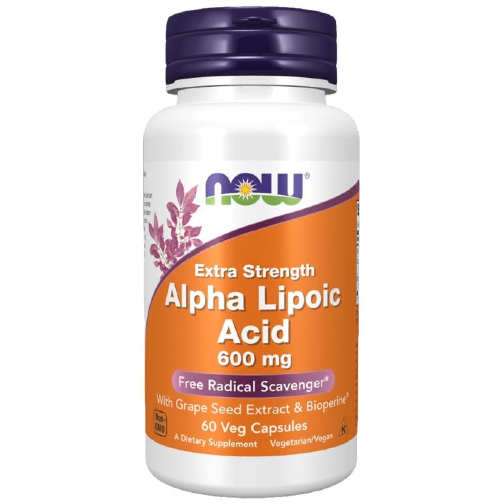 Alpha Liponsäure 600 mg / zusätzliche Stärke - 60 Kapseln