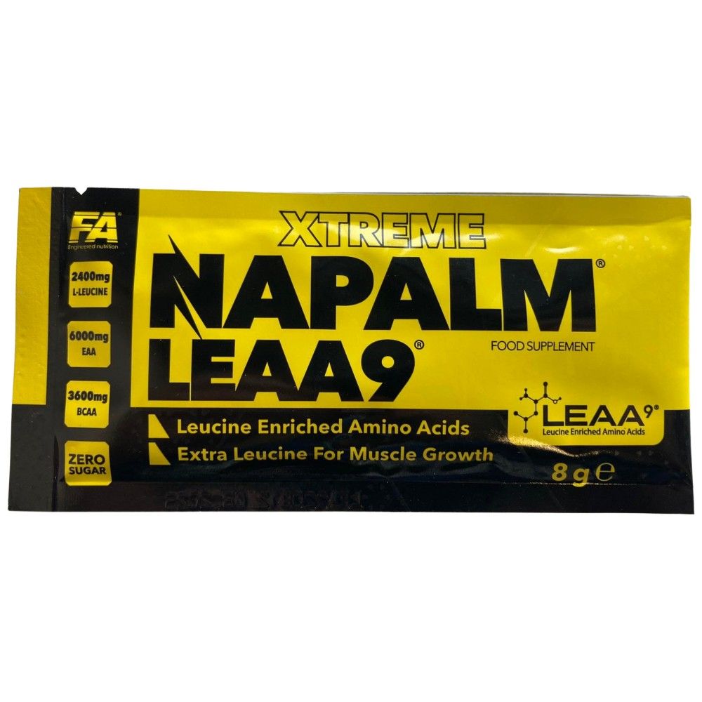 Xtreme Napalm Leaa 9 | Leucin angereicherte essentielle Aminosäuren - 8 Gramm