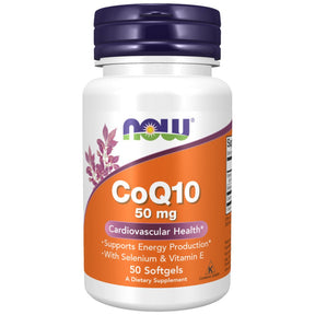 CoQ10 50 mg + Vitamin E - 50 Gel capsules - Nutra Best Europe