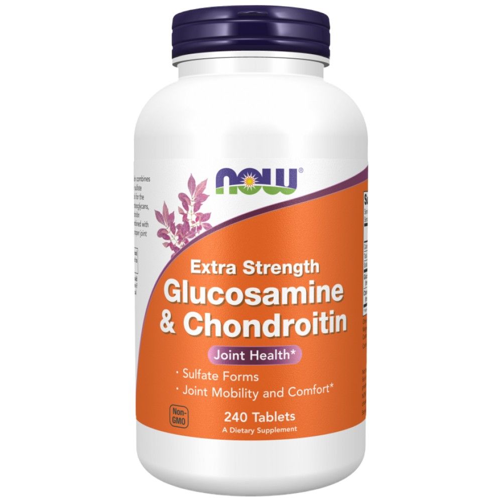 Glucosamin & Chondroitin / zusätzliche Stärke - 240 Tabletten