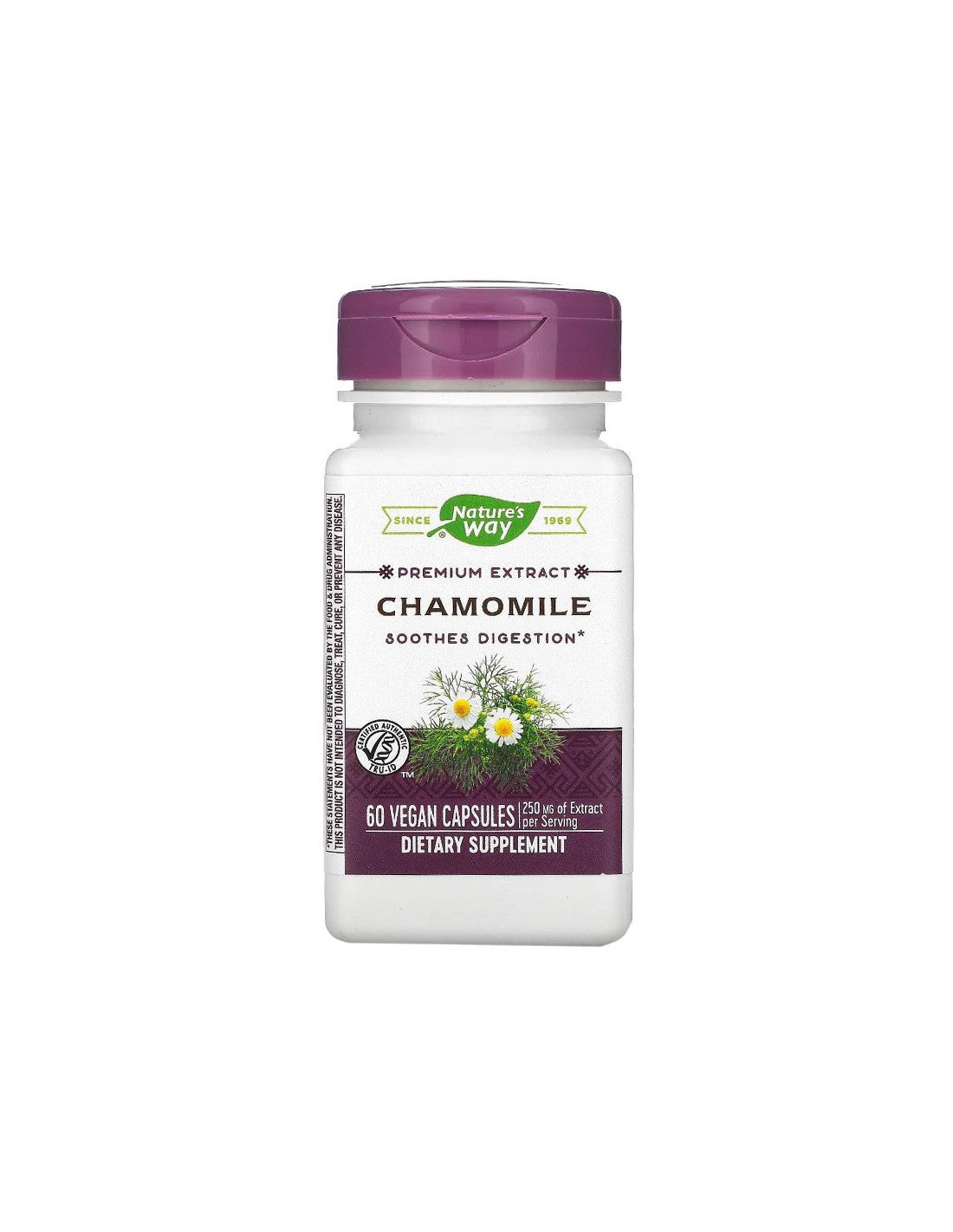 Kamille – Premium-Extrakt – Bei Nerven- und Magenbeschwerden, 325 mg, 60 Kapseln