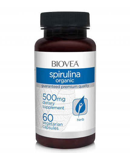Spirulina Organic 500 mg / 60 Mützen