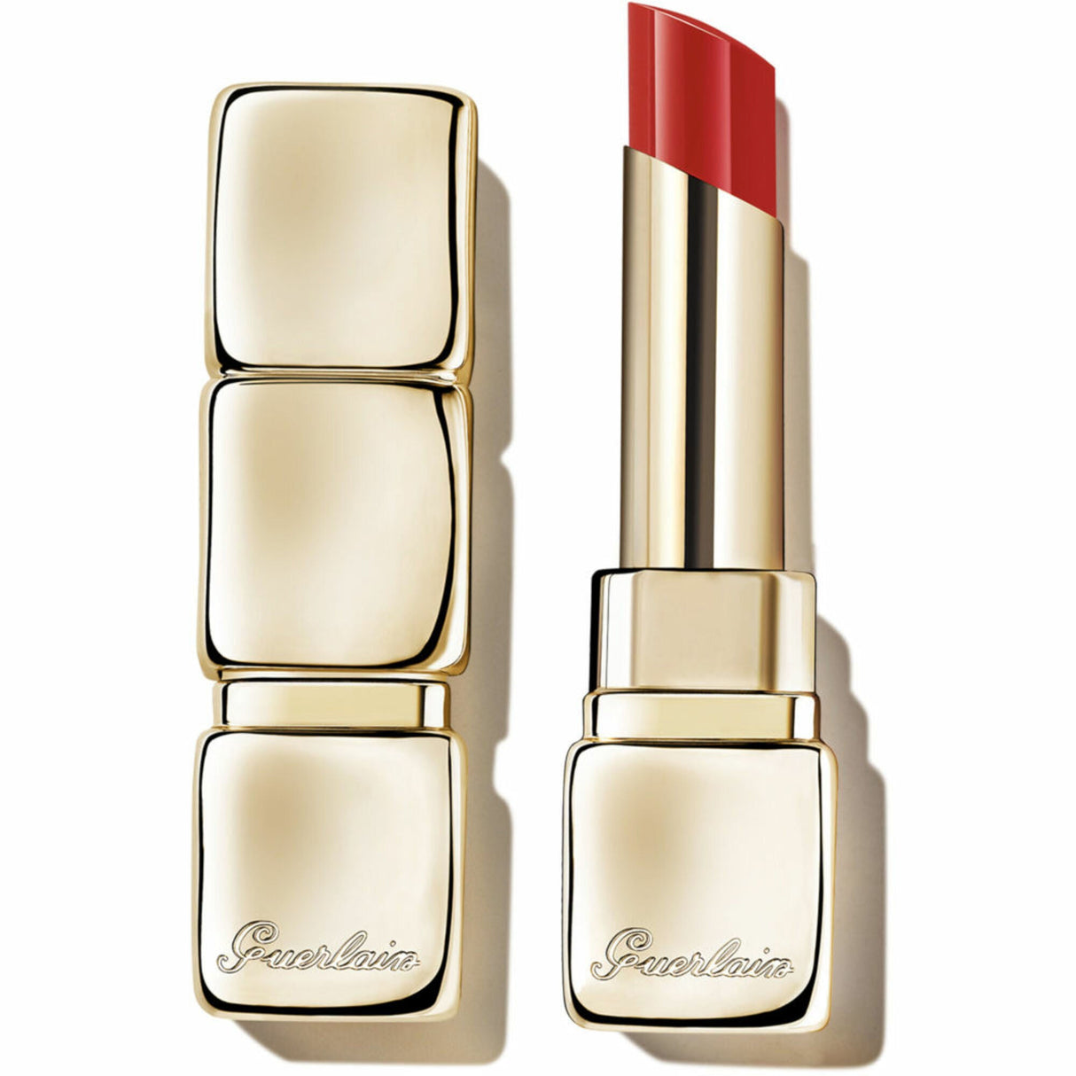 Guerlain Kisskiss Shine Bloom Barra de Labios 709 Blütenrot 1un