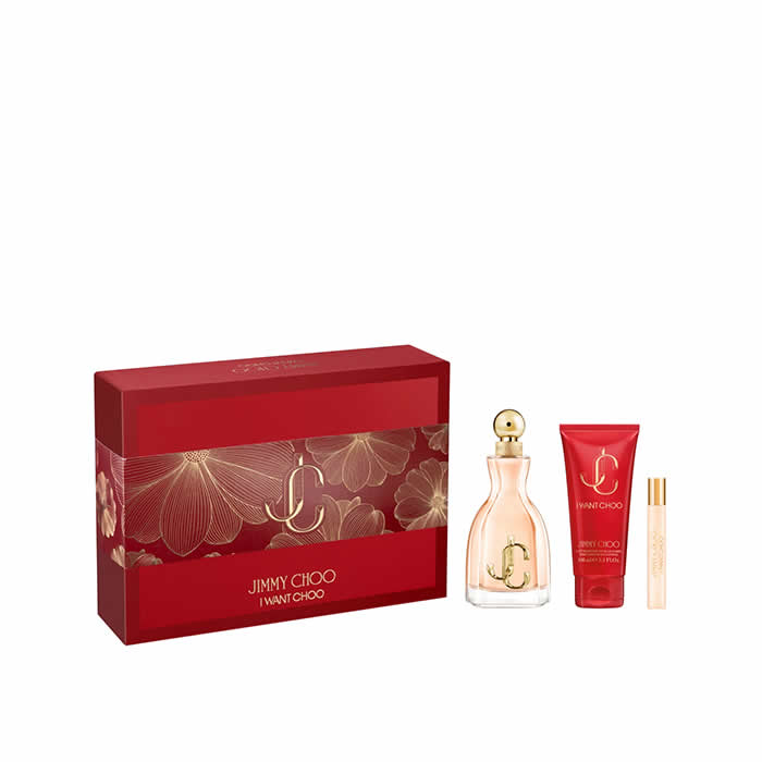 <tc>JIMMY CHOO</tc> I Want Choo Eau De Parfum Spray 100ml Set 3 Stück