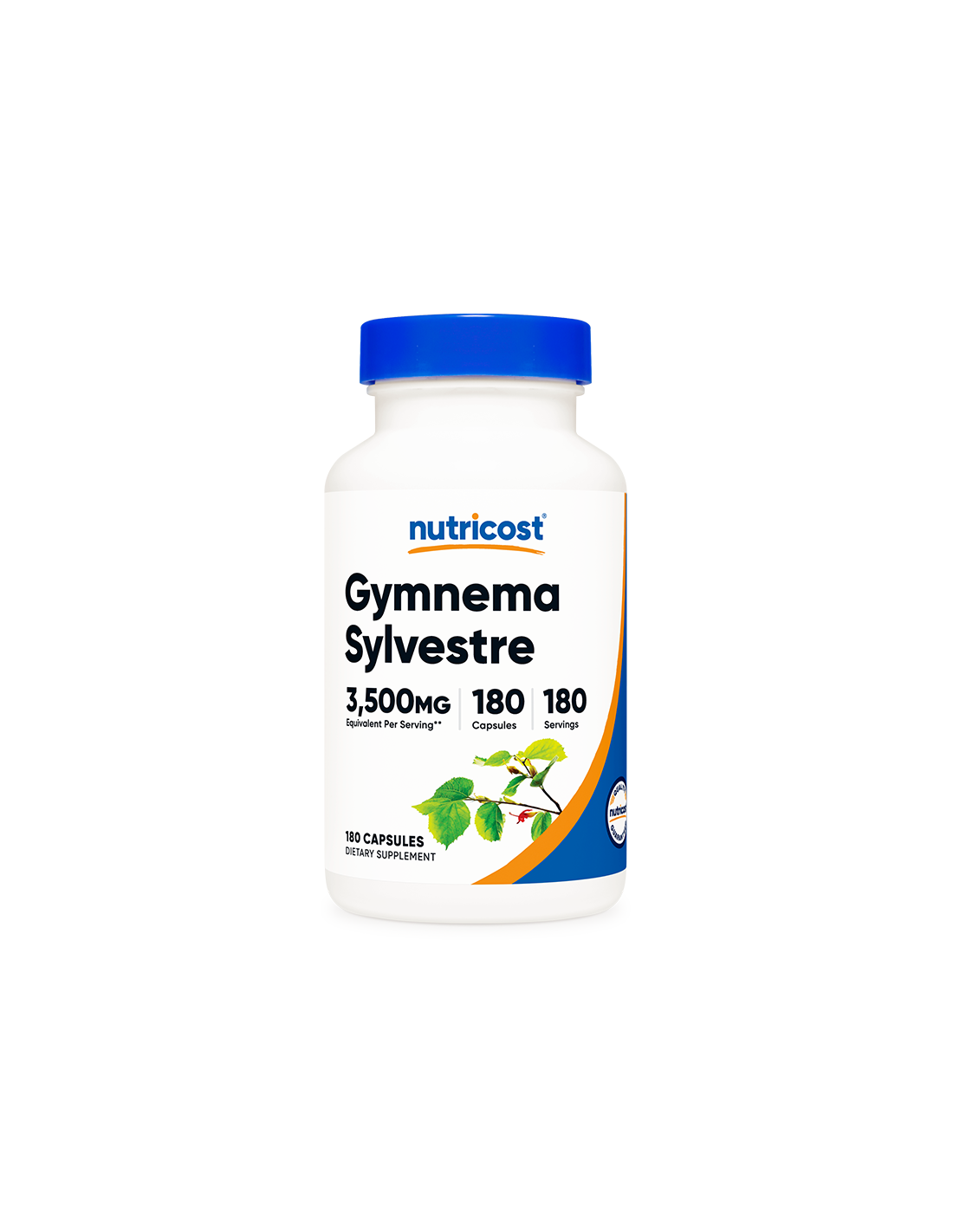 Diabetes und Blutzucker – Gymnema, 3500 mg/180 Kapseln, 180 Portionen <tc>Nutricost</tc>