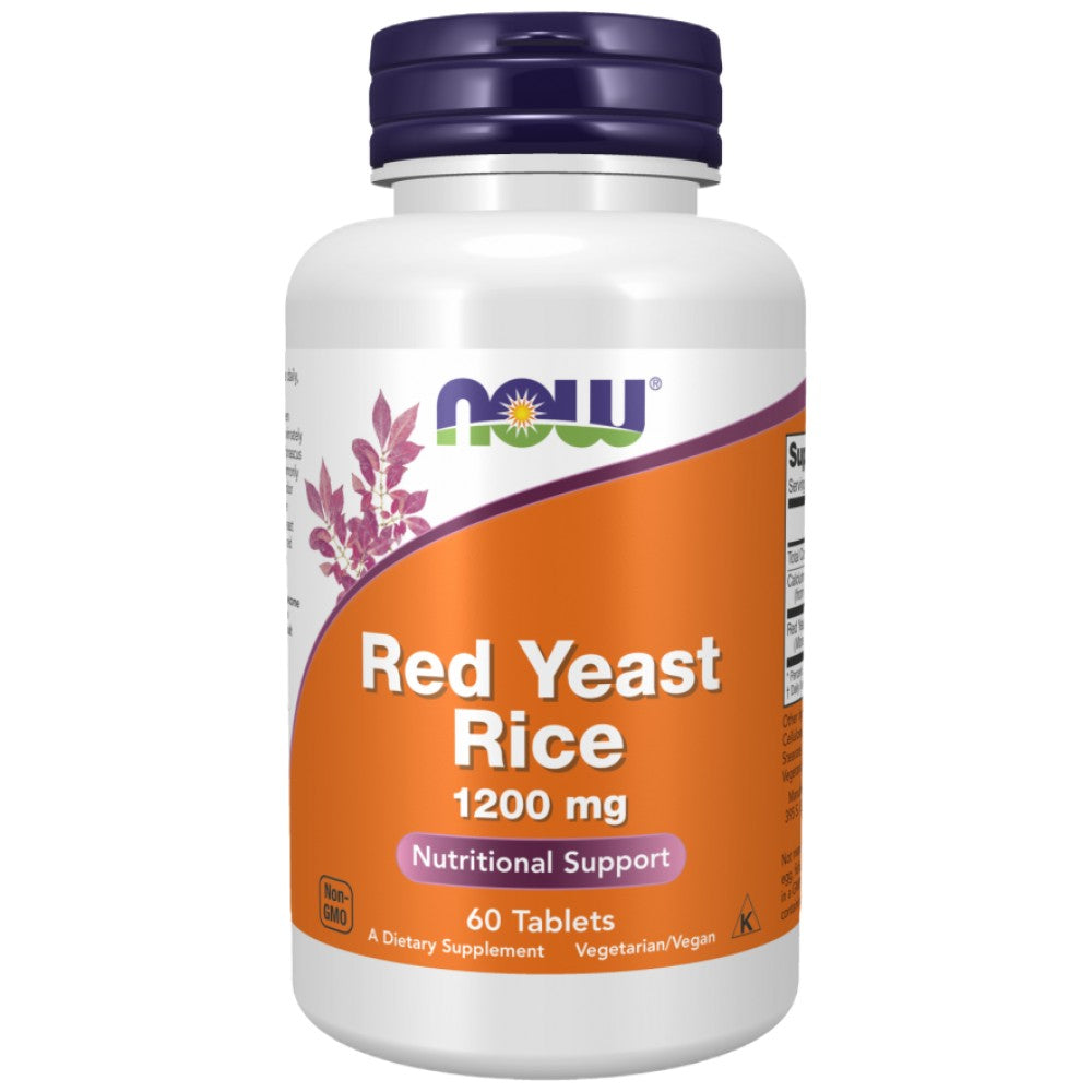 Red Hefe Reis 1200 mg | Konzentriert 10: 1 Extrakt - 60 Tabletten