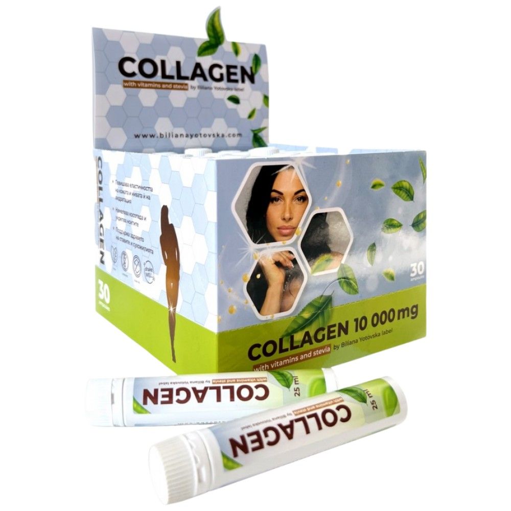 Kollagen 10.000 mg + Vitamine & Stevia - 30 x 25 ml