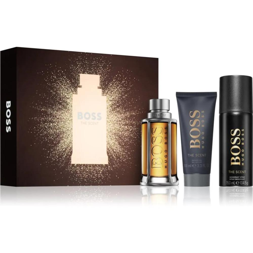 <tc>HUGO BOSS</tc> The Scent Eau de Toilette 100 ml, Desodorant 150 ml, Duschgel 100 ml