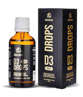 GRASSBERG Vitamin D3 Drops 400 IU 50 ml - Nutra Best Europe