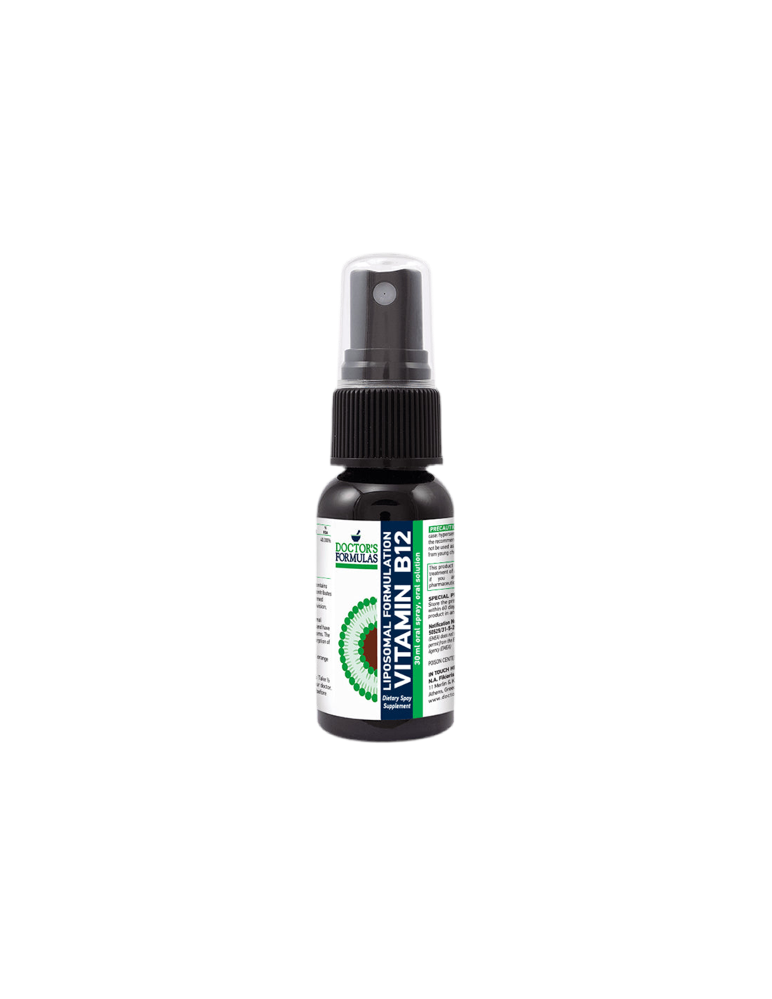 Liposomale Formulierung B12 / Vitamin B12, 30 ml Mundspray -Arztformeln des Arztes