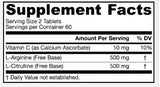 Arginin -Citrullin -Sustain - 120 Tabletten
