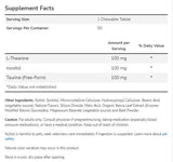 L-theanin 100 mg kaubar | mit Inositol & Taurin - 90 Kautabletten