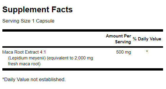 Maca 500 mg – 60 Kapseln