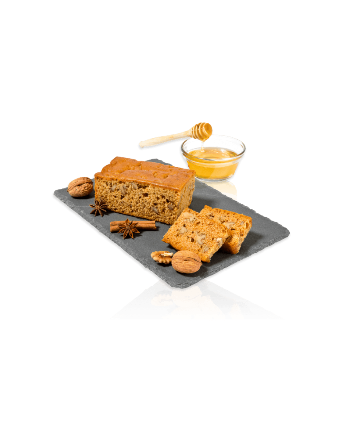 Französisches Honigbrot mit Walnüssen – 40 % Honig, 18 % Walnüsse, 250 g