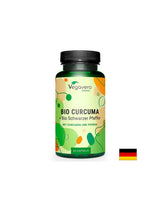 Zur Unterstützung der Gelenke und einer guten Verdauung - Kurkuma + Schwarzer Pfeffer BIO, 400 mg x 60 Kapseln <tc>Vegavero</tc>
