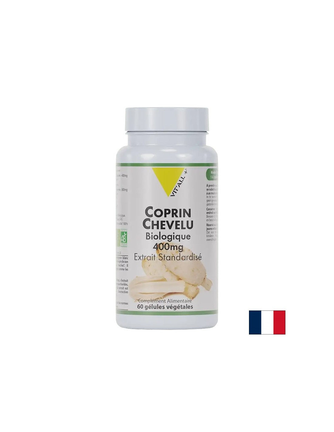 Blutzuckerkontrolle – Koprinka-Pilzextrakt, BIO, 400 mg x 60 Kapseln