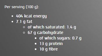 Sofortiger Hafer - 1,00 kg