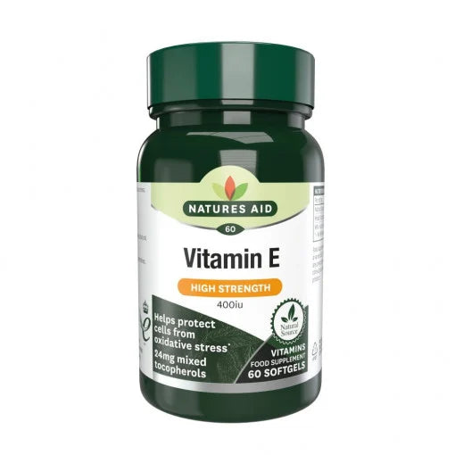 Vitamin E Natural 400iu 60 Kapseln <tc>Natures Aid</tc>