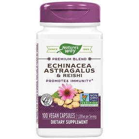 Echinacea & Astragalus & Reishi 400 mg - 100 capsules - Nutra Best Europe