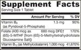 Methyl B -12 1000 MCG & Methylfolat 400 mcg - 100 kaubare Tabletten