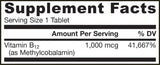 Methyl B -12 1000 MCG - 100 sublinguale Tabletten