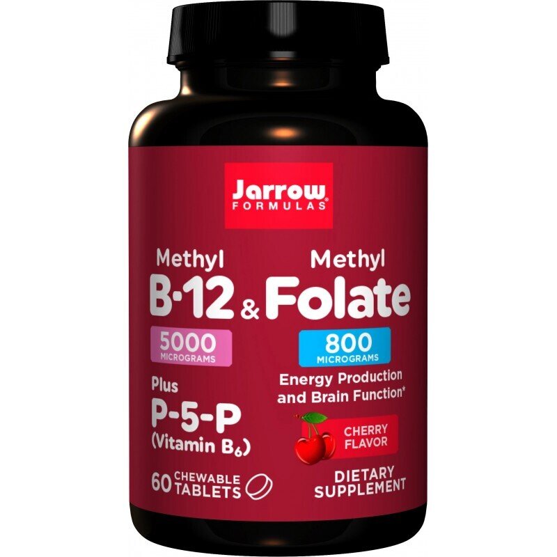 Methyl B -12 5000 MCG & Methylfolat 800 mcg - 60 sublinguale Tabletten