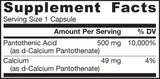Pantothensäure B5 500 mg - 100 Kapseln